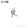 IMPLANT GRADE TITANIUM THREADLESS PUSH IN TSAI DAGGER KNIFE TOP PART ONLY
